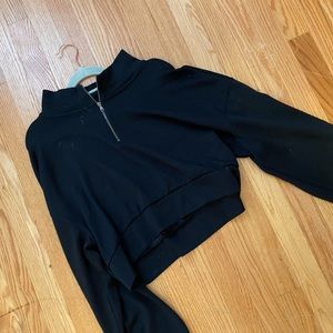 holister cropped sweater